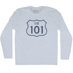 101 Road Sign Adult Tri-Blend Long Sleeve T-shirt