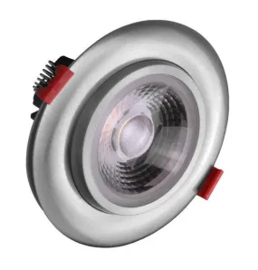 4-inch LED Gimbal Recessed Downlight in Nickel, 4000K