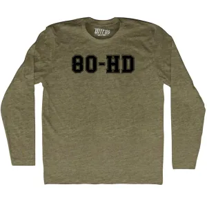 80-HD Adult Tri-Blend Long Sleeve T-shirt