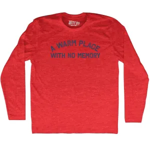 A Warm Place With No Memory Adult Tri-Blend Long Sleeve T-shirt