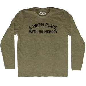 A Warm Place With No Memory Adult Tri-Blend Long Sleeve T-shirt