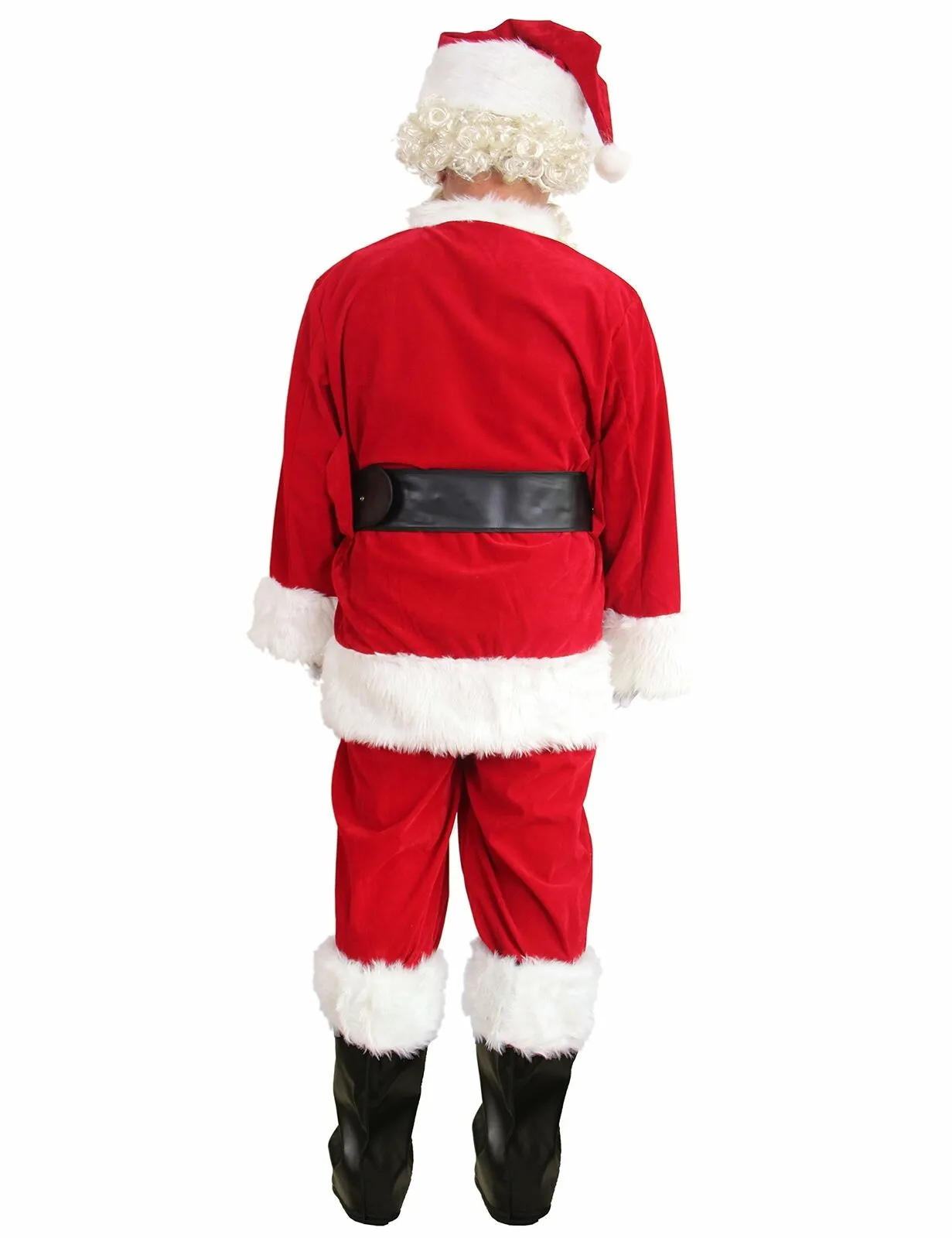 ADOMI Santa Suit 10pc. Plush Adult Costume