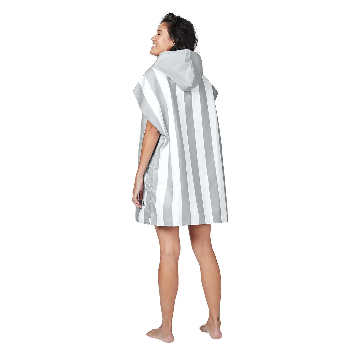 Adult Poncho - Quick Dry Hooded Towel - Goa Grey - Outlet