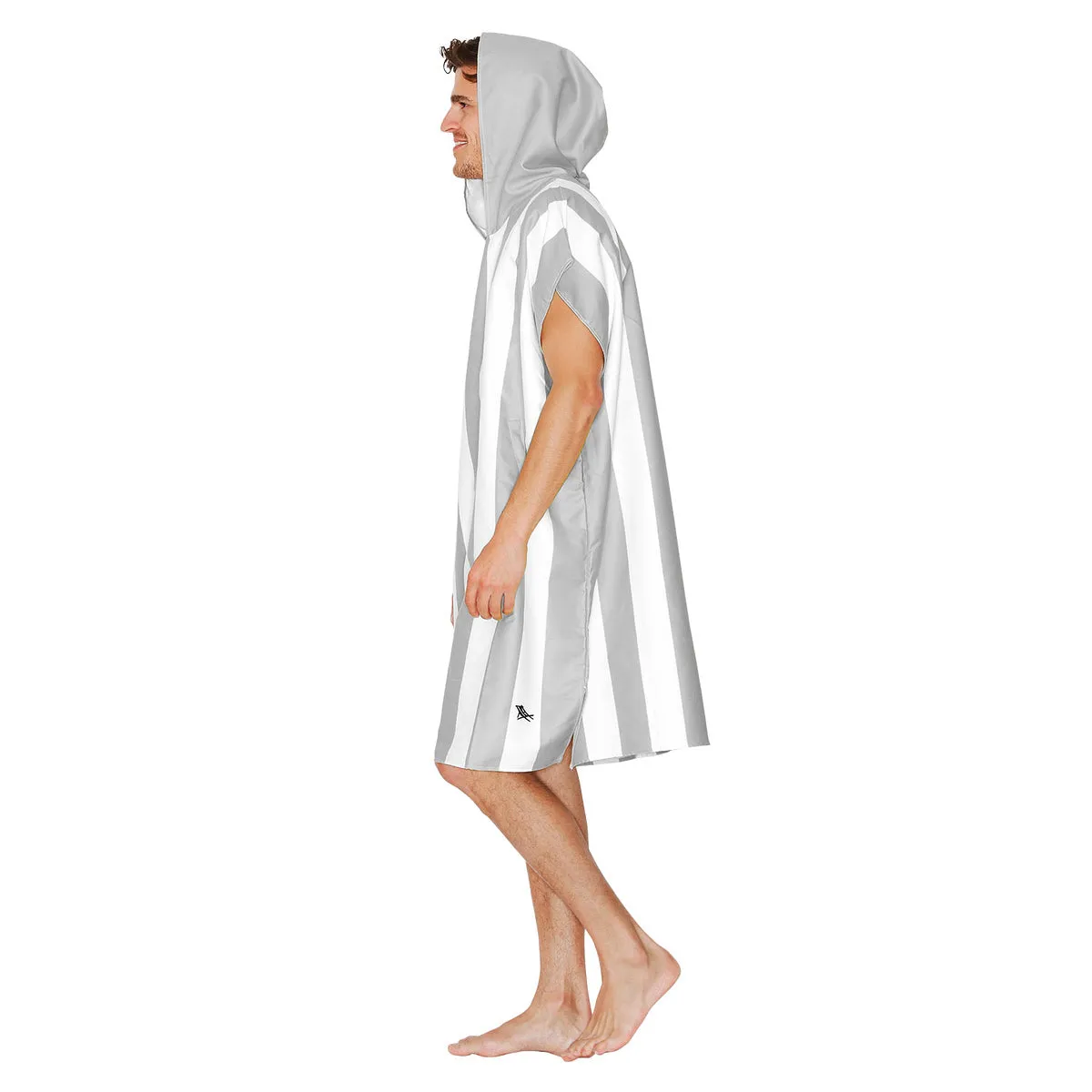 Adult Poncho - Quick Dry Hooded Towel - Goa Grey - Outlet