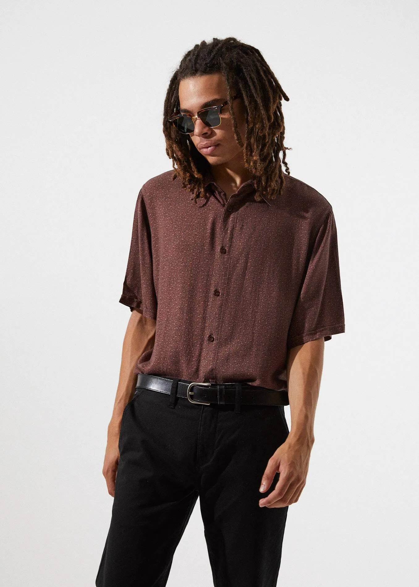 Afends Mens Gangsters Paradise - Short Sleeve Shirt