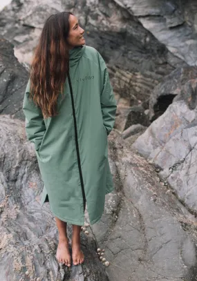 All Weather Sherpa Changing Robe - Aventurine Green