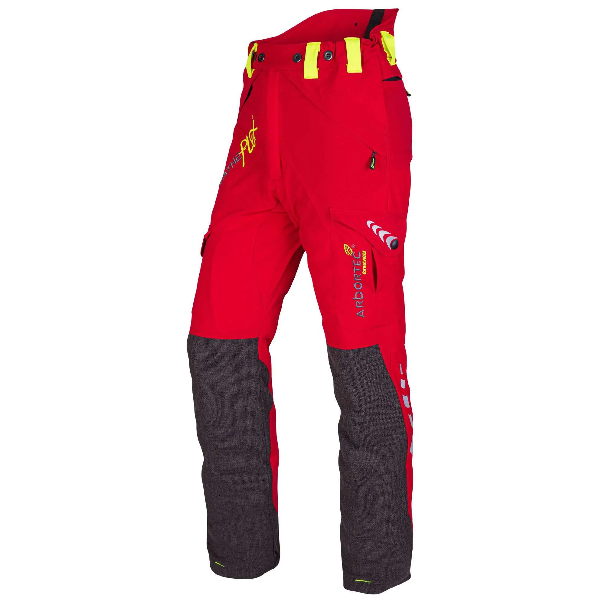 AT4050 Breatheflex Chainsaw Trousers Design C Class 1 - Red