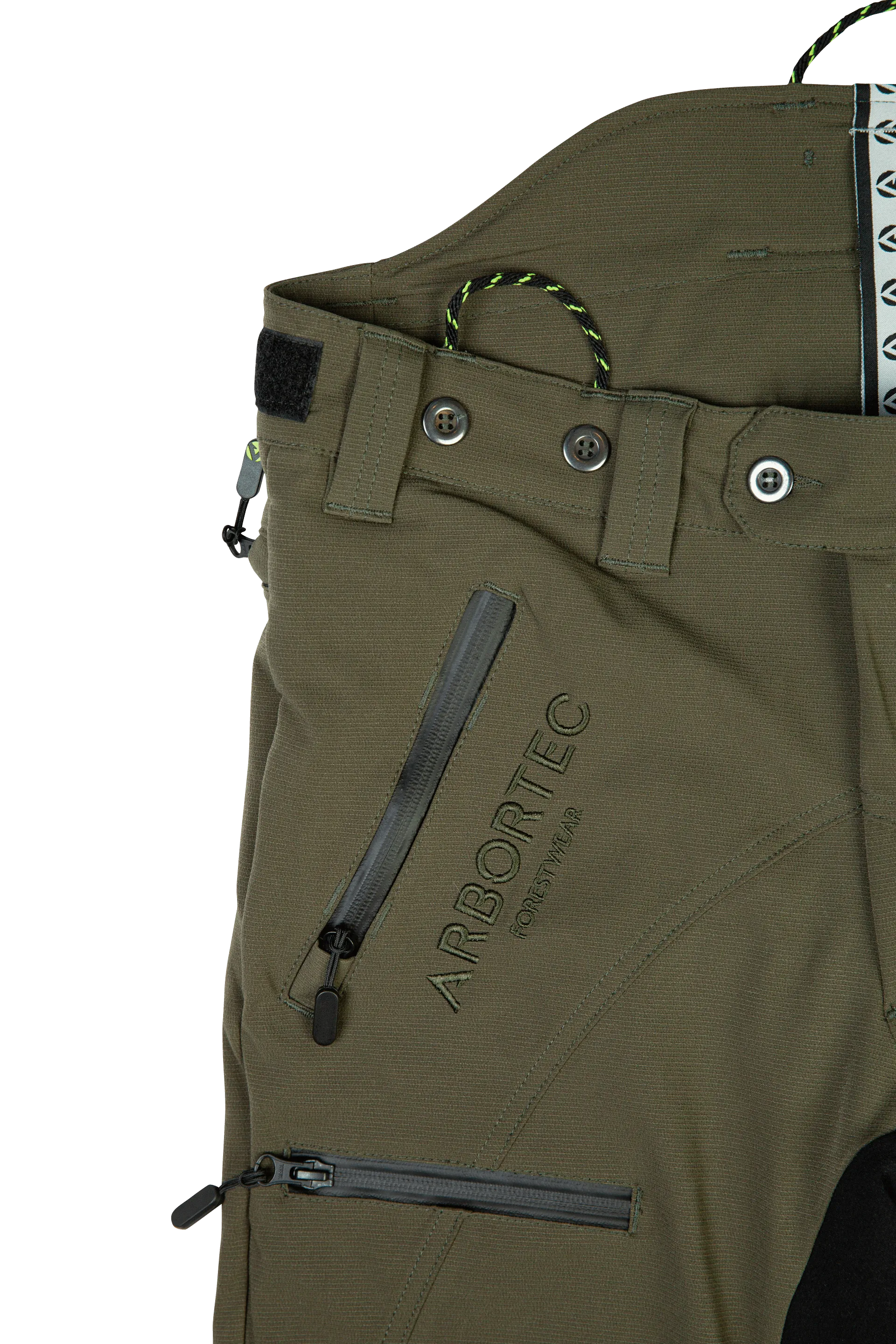 AT4060 Breatheflex Pro Chainsaw Trousers Design A Class 1 - Olive