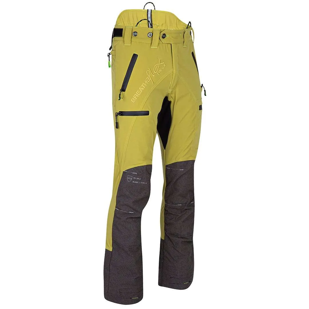 AT4070 Breatheflex Pro Chainsaw Trousers Design C Class 1 - Citrine