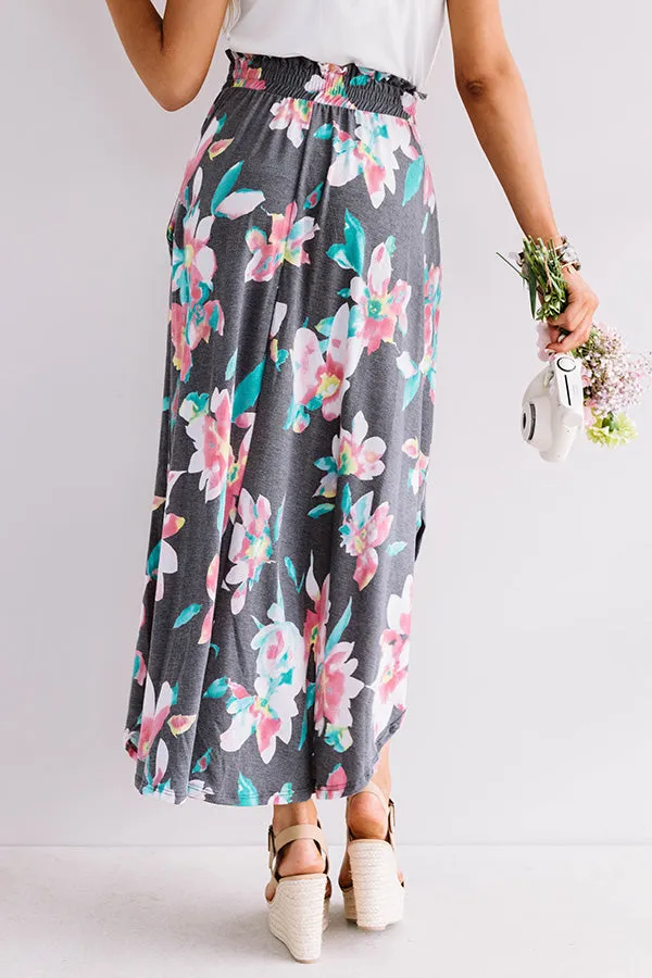 Better In Blooms Skirt In Turquoise