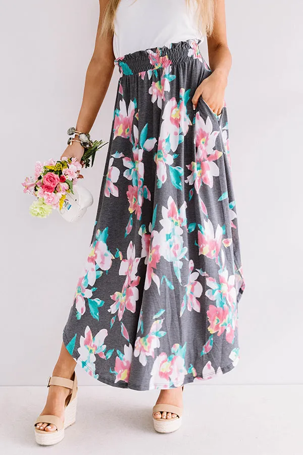 Better In Blooms Skirt In Turquoise