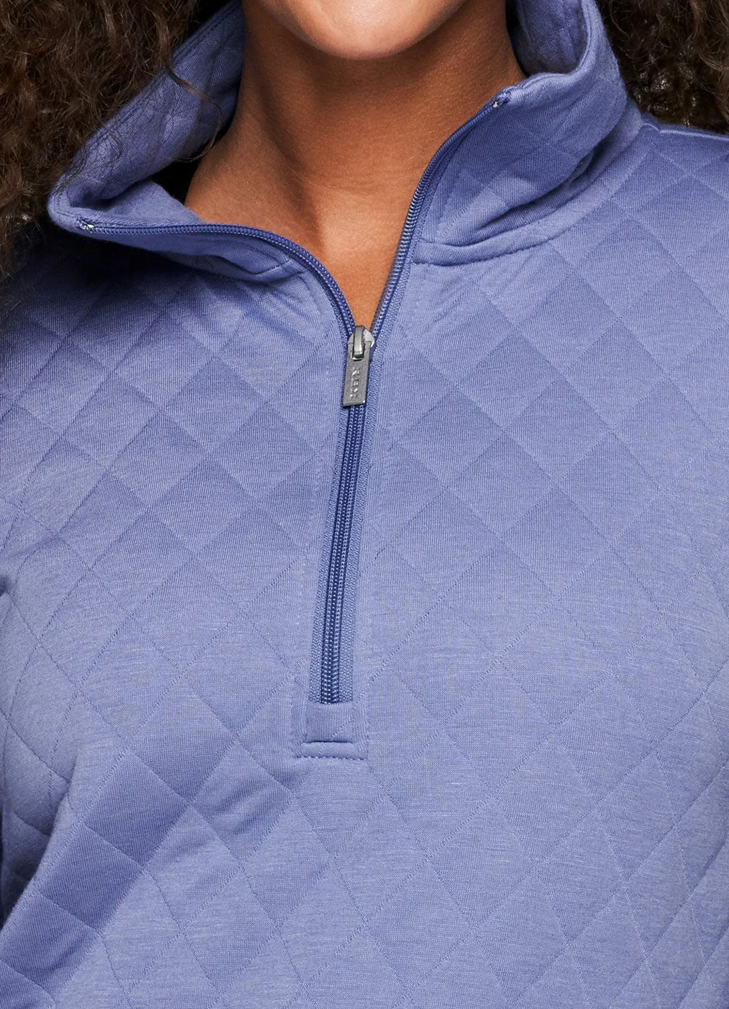 Birch Quilted 1/4 Zip Sweatshirt