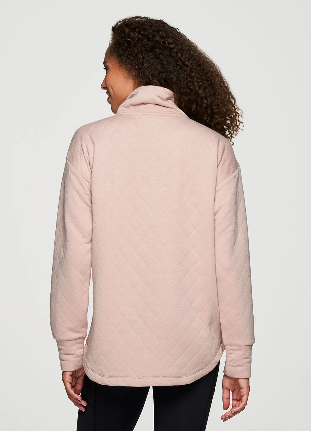 Birch Quilted 1/4 Zip Sweatshirt