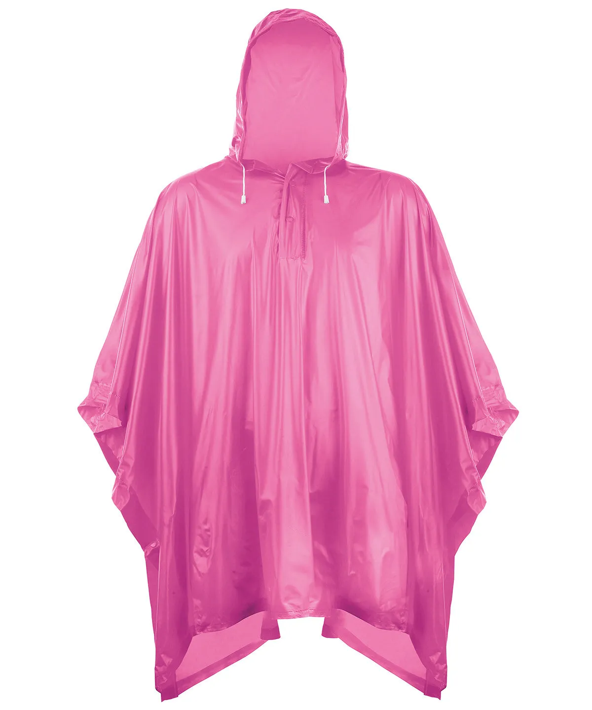 Black - Plastic poncho