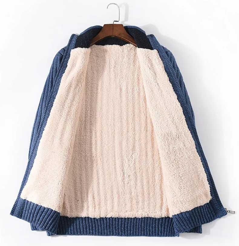 Blue Cloud Cashmere Knitted Jacket