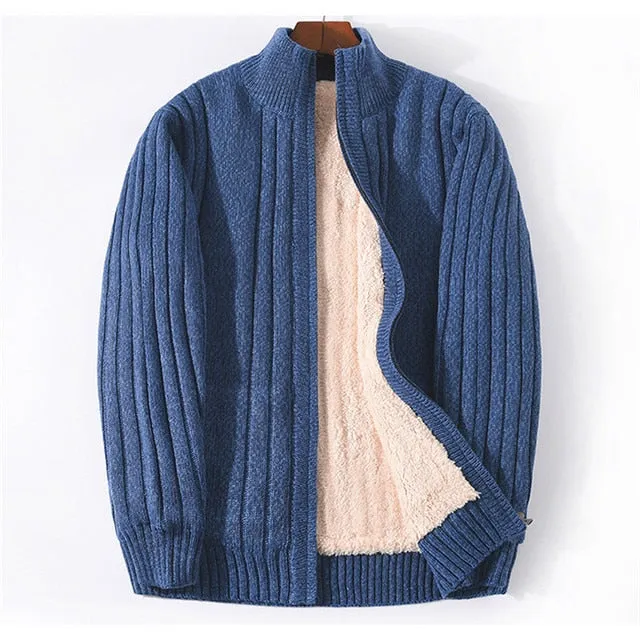 Blue Cloud Cashmere Knitted Jacket