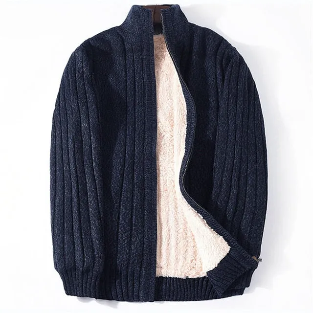 Blue Cloud Cashmere Knitted Jacket