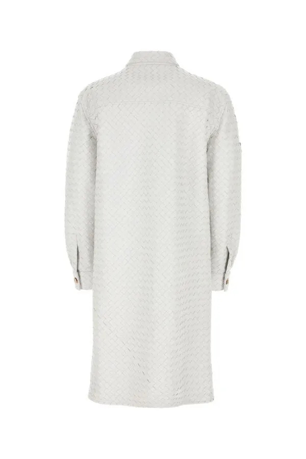 BOTTEGA VENETA | White leather coat