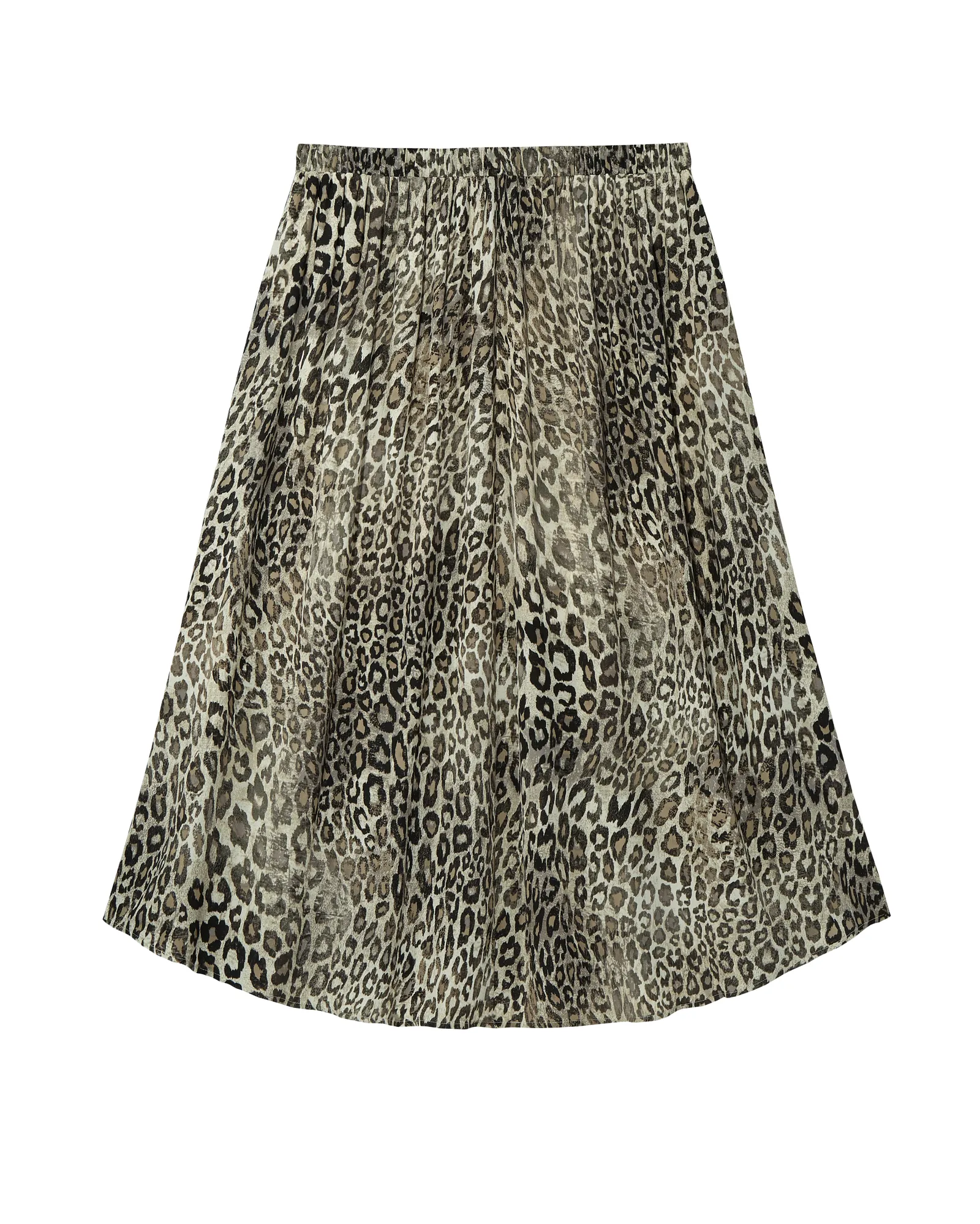 Buttercup High-Low Faux Wrap Skirt | Brown / Black