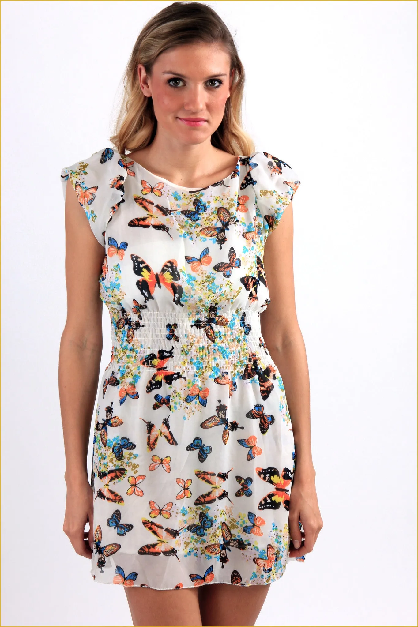 Butterflies Touch Mini Dress