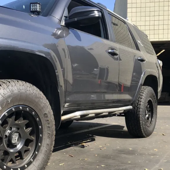 Cali Raised LED 2010-2022 Toyota 4Runner Trail Edition Bolt On Rock Sliders