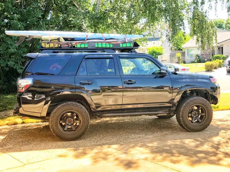 Cali Raised LED 2010-2022 Toyota 4Runner Trail Edition Bolt On Rock Sliders