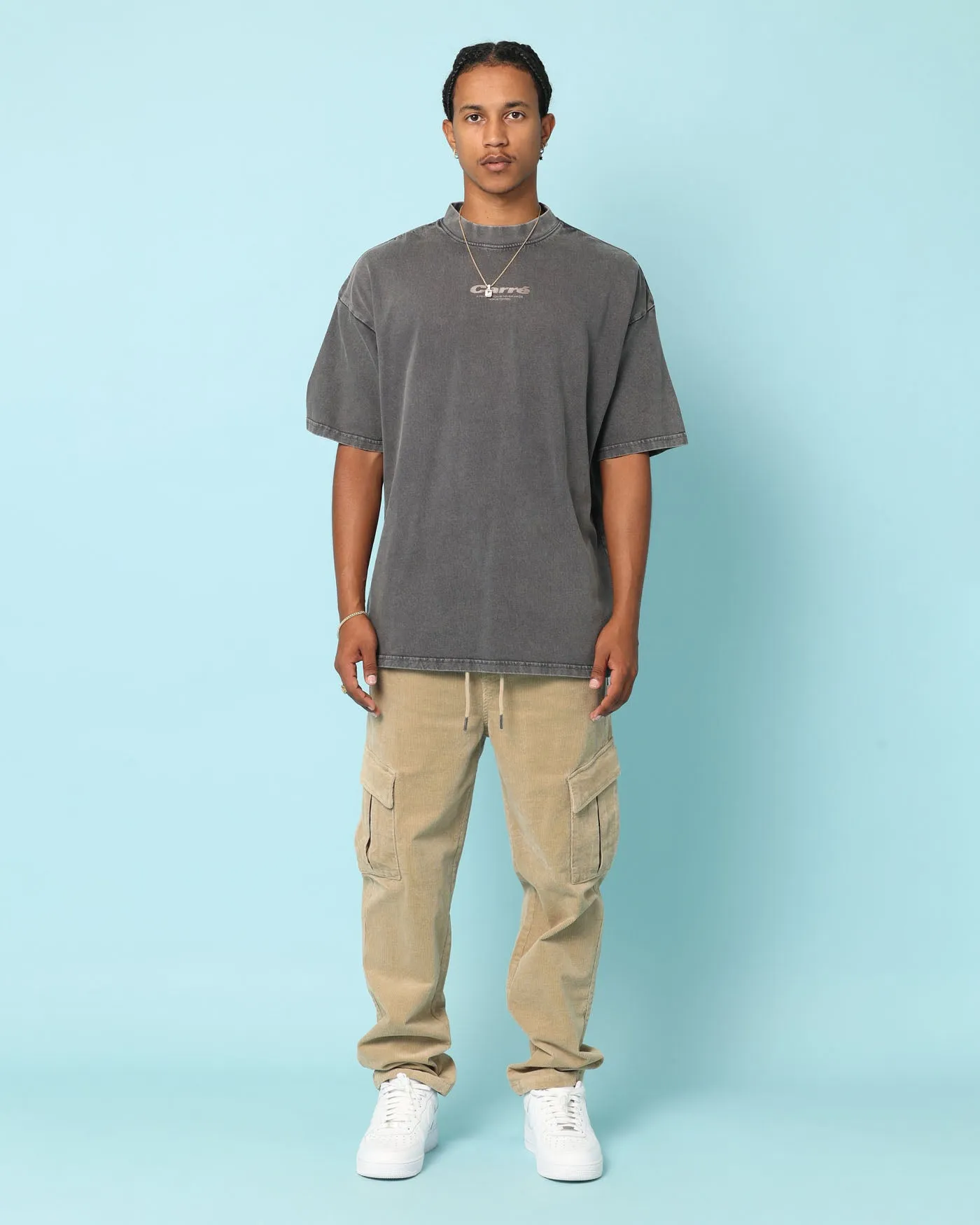 Carré Bande Corduroy Cargo Pants Stone