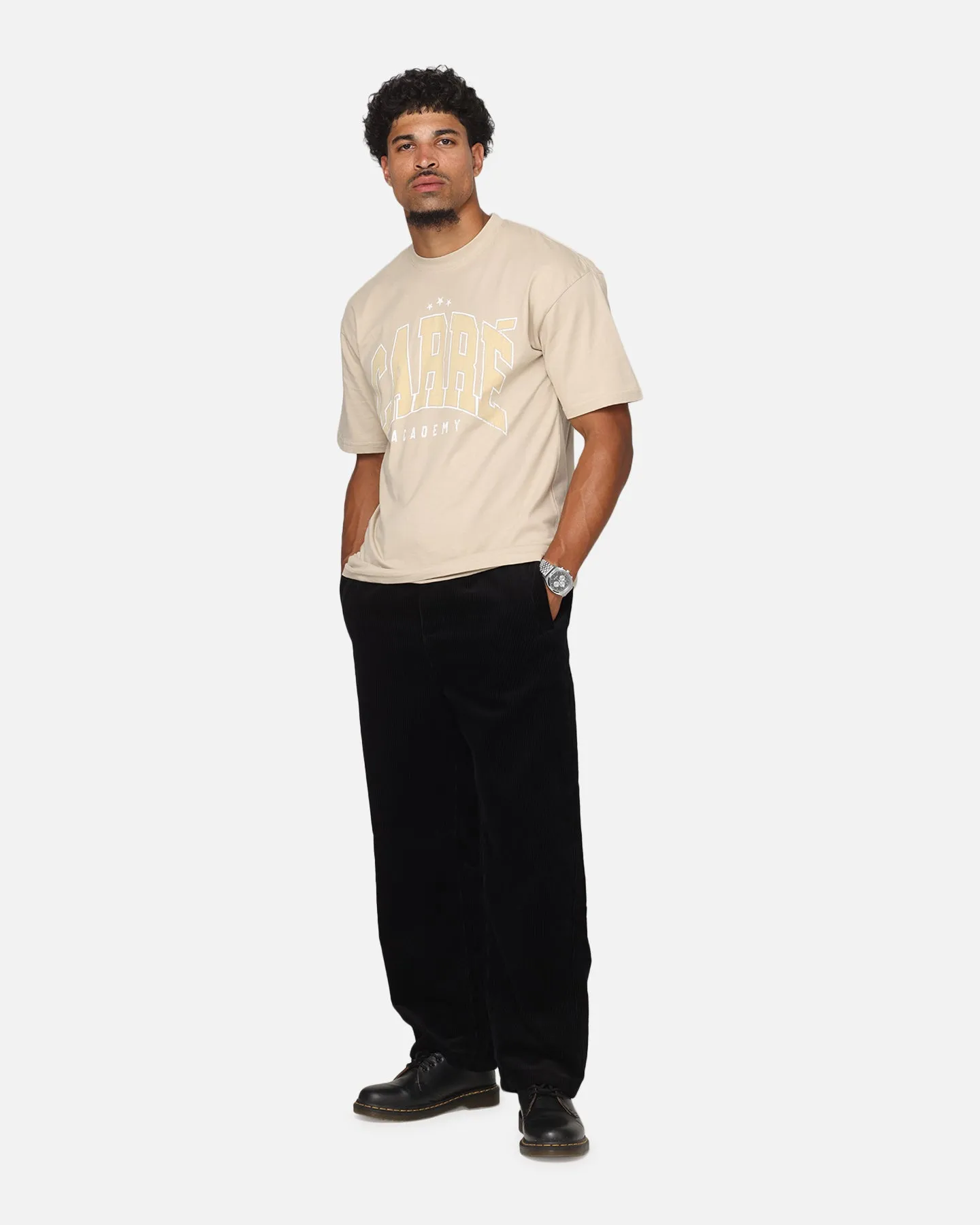 Carre C-Corduroy Track Pant Black