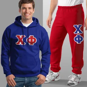 Chi Phi Hoodie and Sweatpants, Package Deal - TWILL