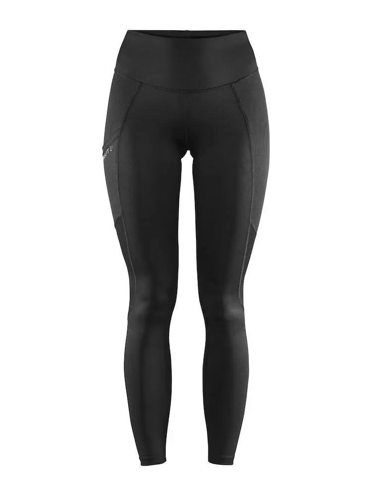 Craft ADV Essence Tights W hardloopbroek lang zwart dames