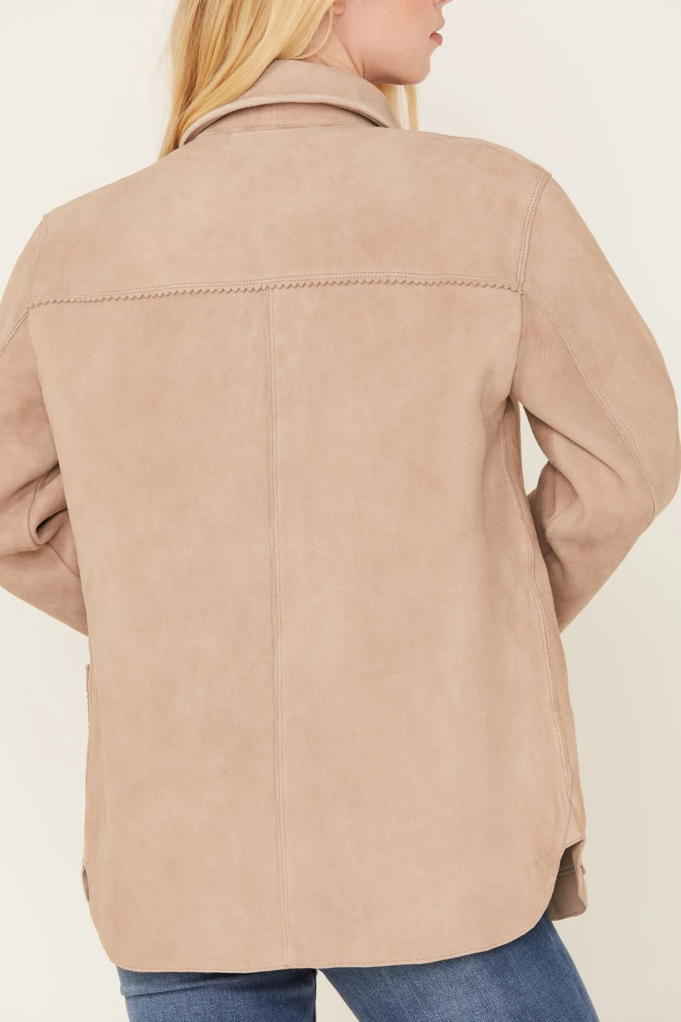 Daiseta Suede Shacket Jacket