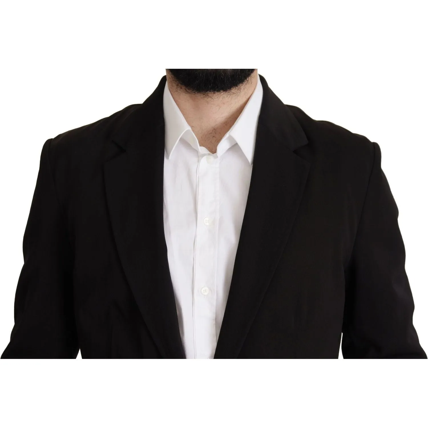 Dolce & Gabbana Elegant Virgin Wool Single Breasted Jacket