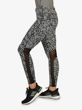 Dot Matrix - Compression Tights - 008 - Black / White