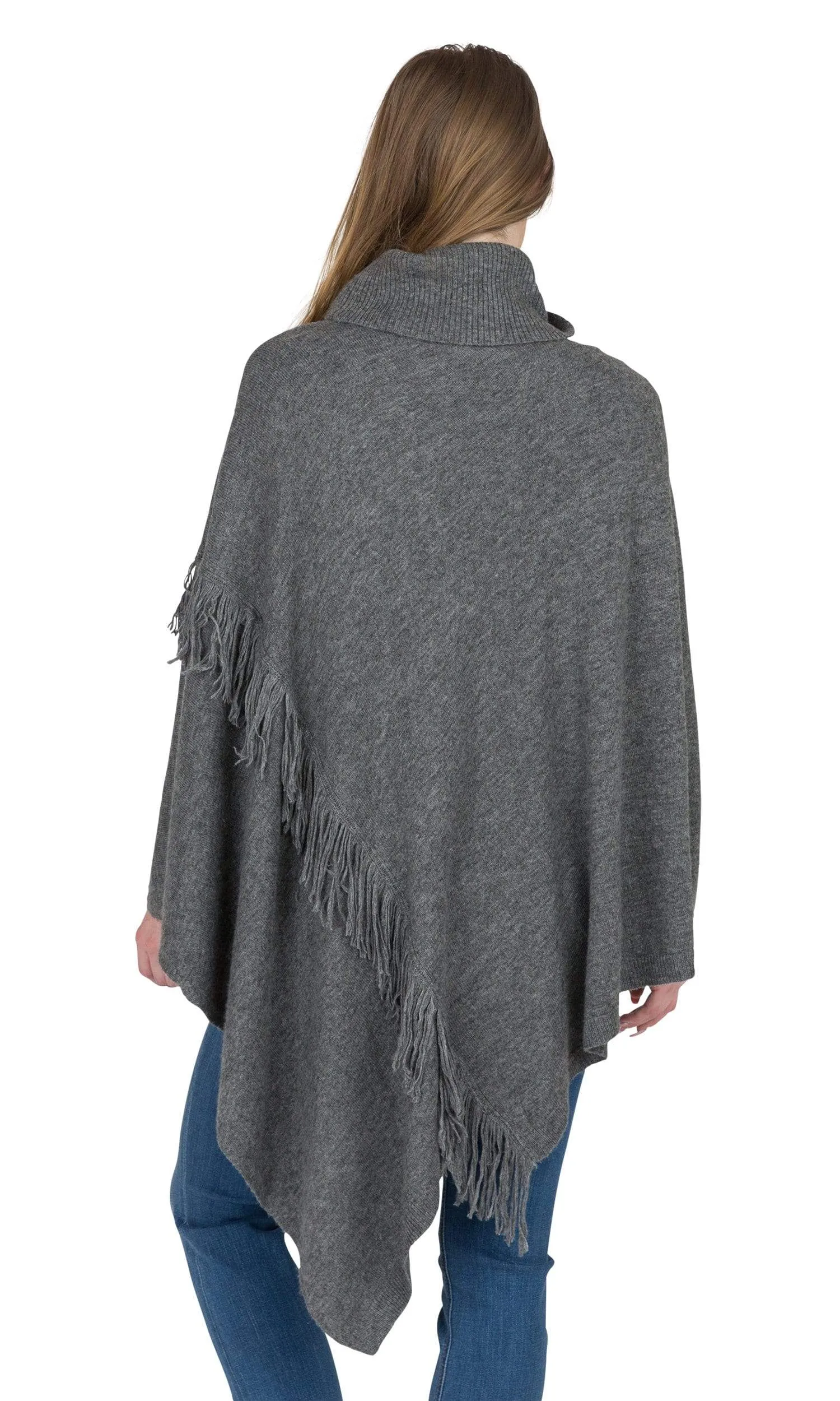 Ella Moss Fringed Poncho Sweater