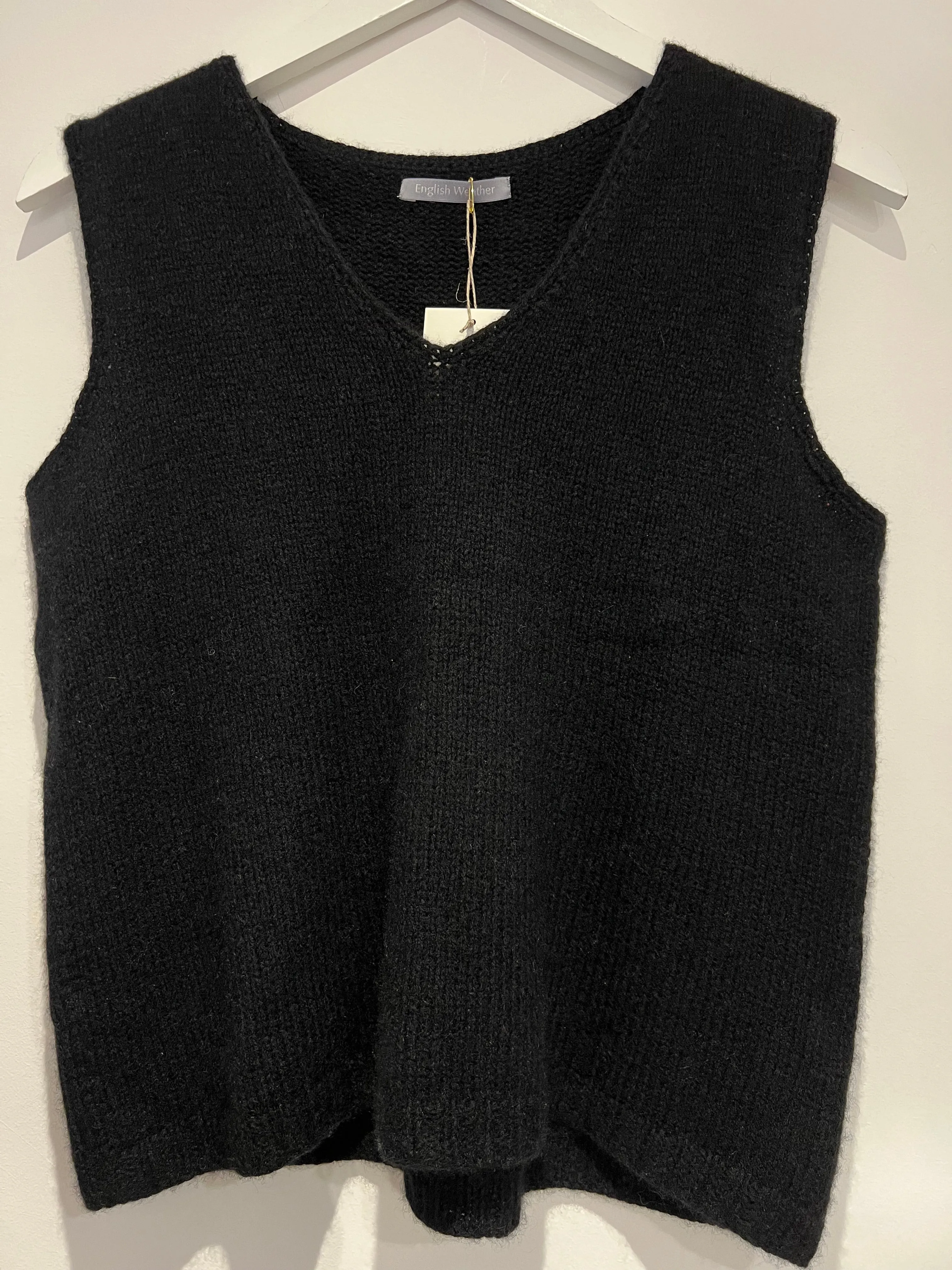 English Weather Black Tank