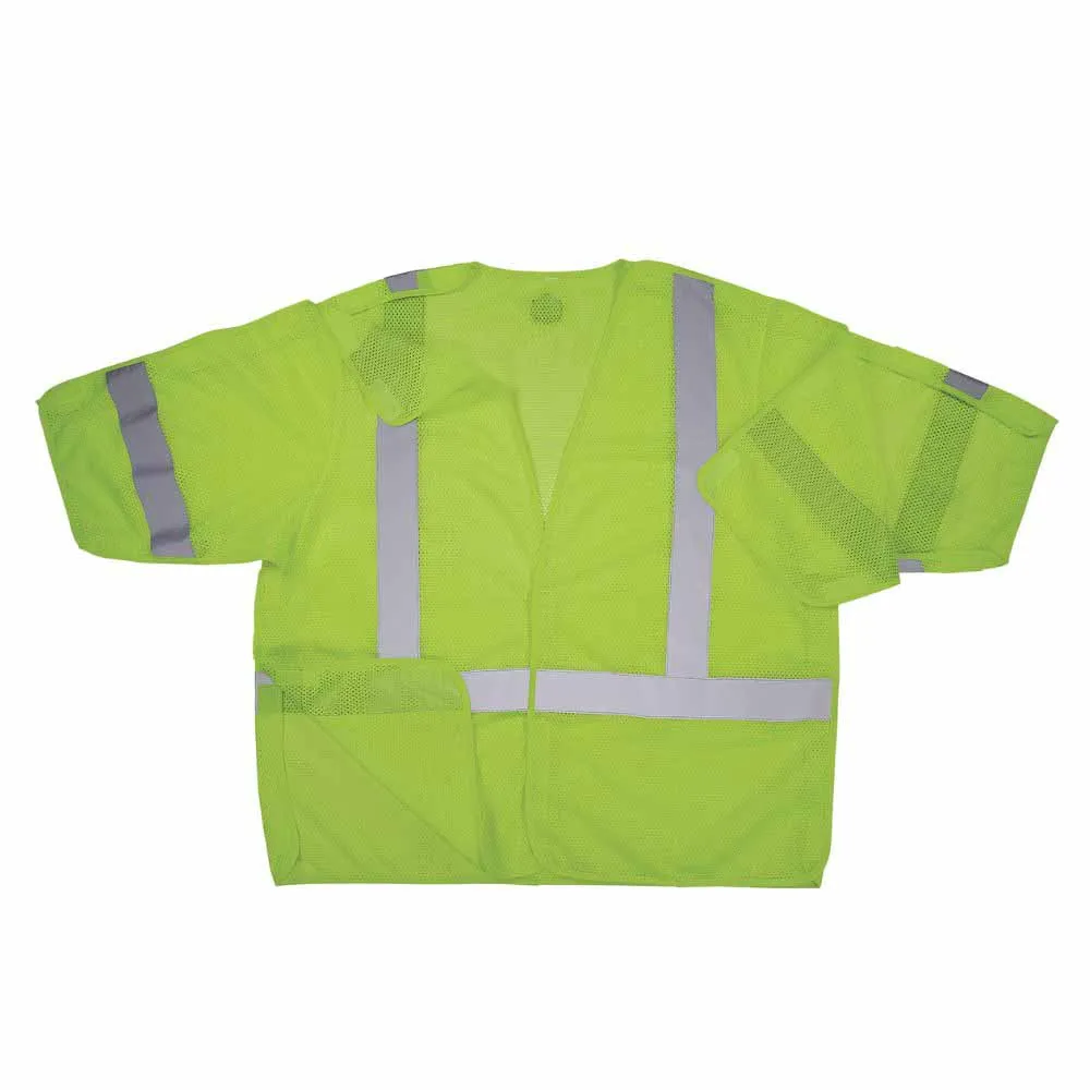 Ergodyne 23053 8315BA S/M Lime Hi Vis Breakaway Safety Vest HL