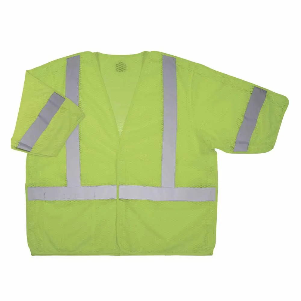 Ergodyne 23053 8315BA S/M Lime Hi Vis Breakaway Safety Vest HL