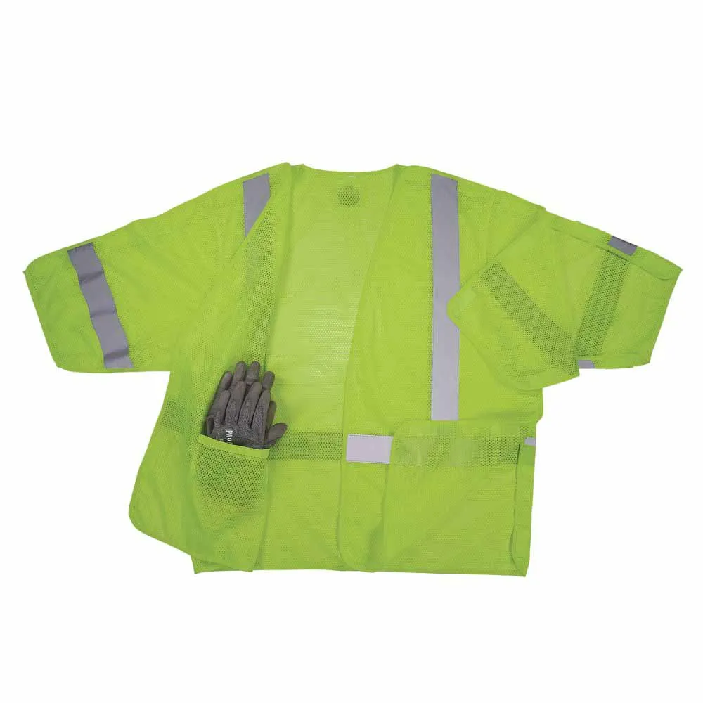 Ergodyne 23053 8315BA S/M Lime Hi Vis Breakaway Safety Vest HL