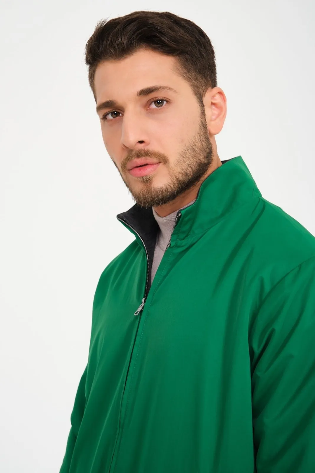 Forest Green Double Face Waterproof Jacket