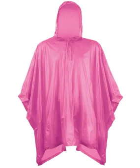 Fuchsia - Kids plastic poncho