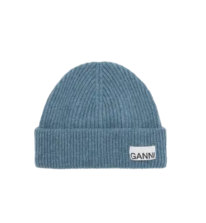 GANNI Light Structured Rib Beanie