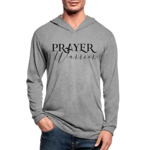 Graphic Hoodie, Prayer Warrior Long Sleeve Tri-Blend Hooded Tee