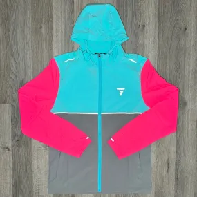 GRIID Ventus Windrunner Platinum Grey / Sky Blue / Pink