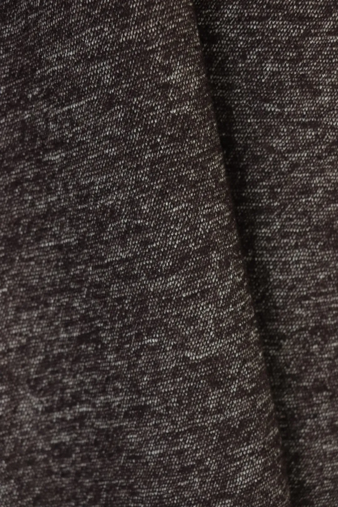 Heathered Hickory Brown Bray Yarn Dyed Wool Knit | By The Half Yard