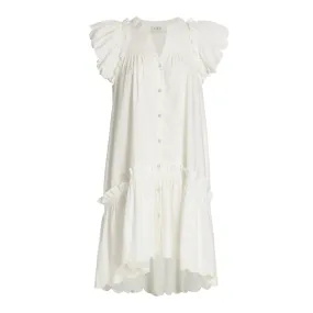 Heidi Heart Dress - White