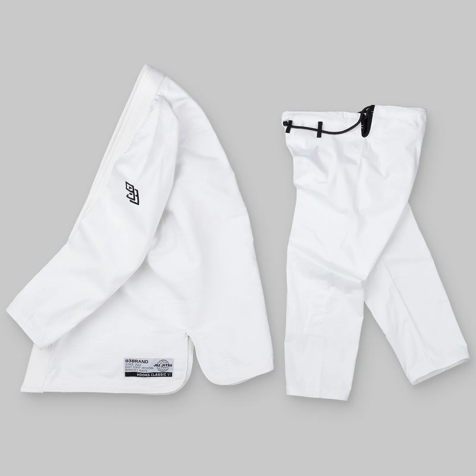 HOOKS CLASSIC Jiu Jitsu Gi - White (WHOLESALE)