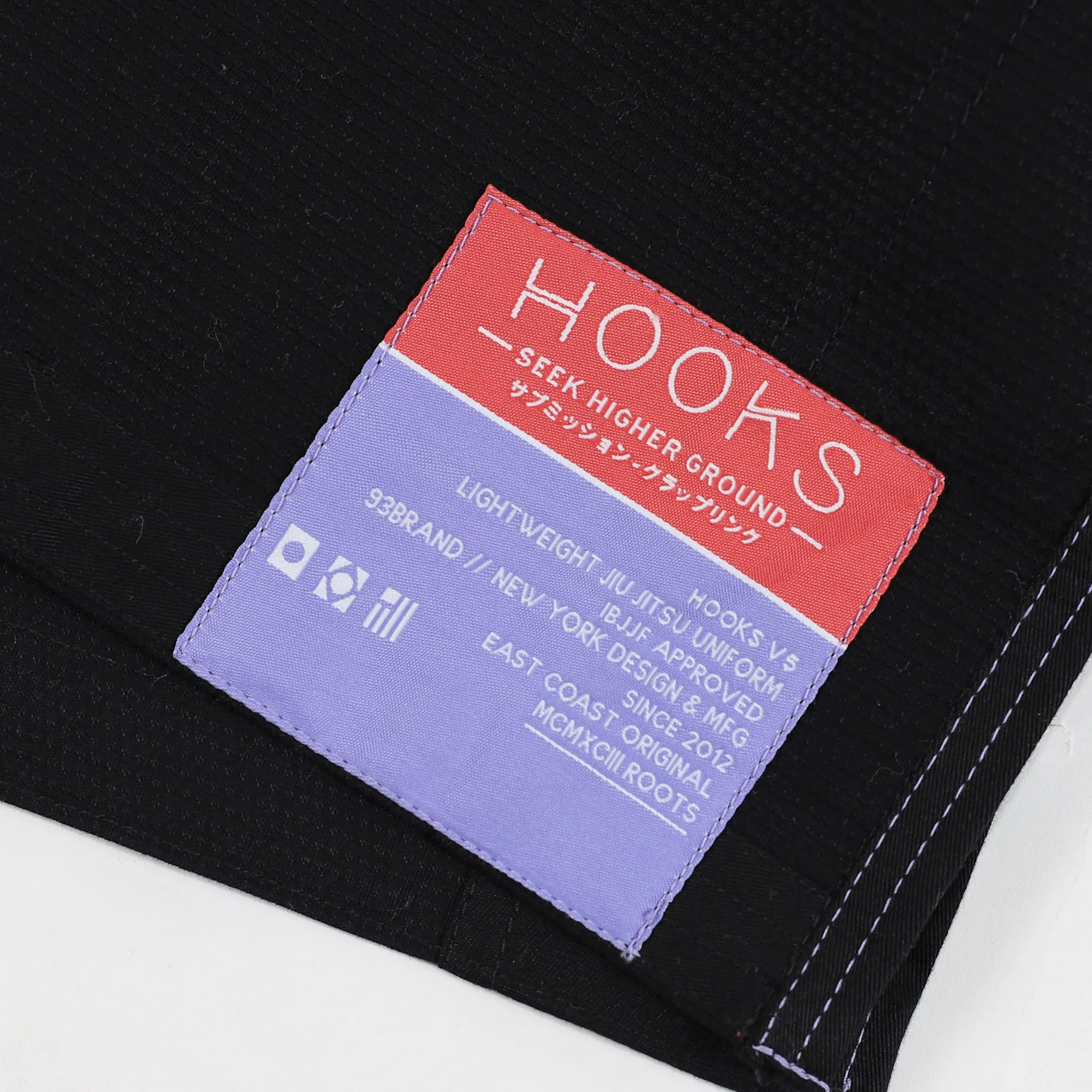 HOOKS V5 Jiu Jitsu Gi - Black