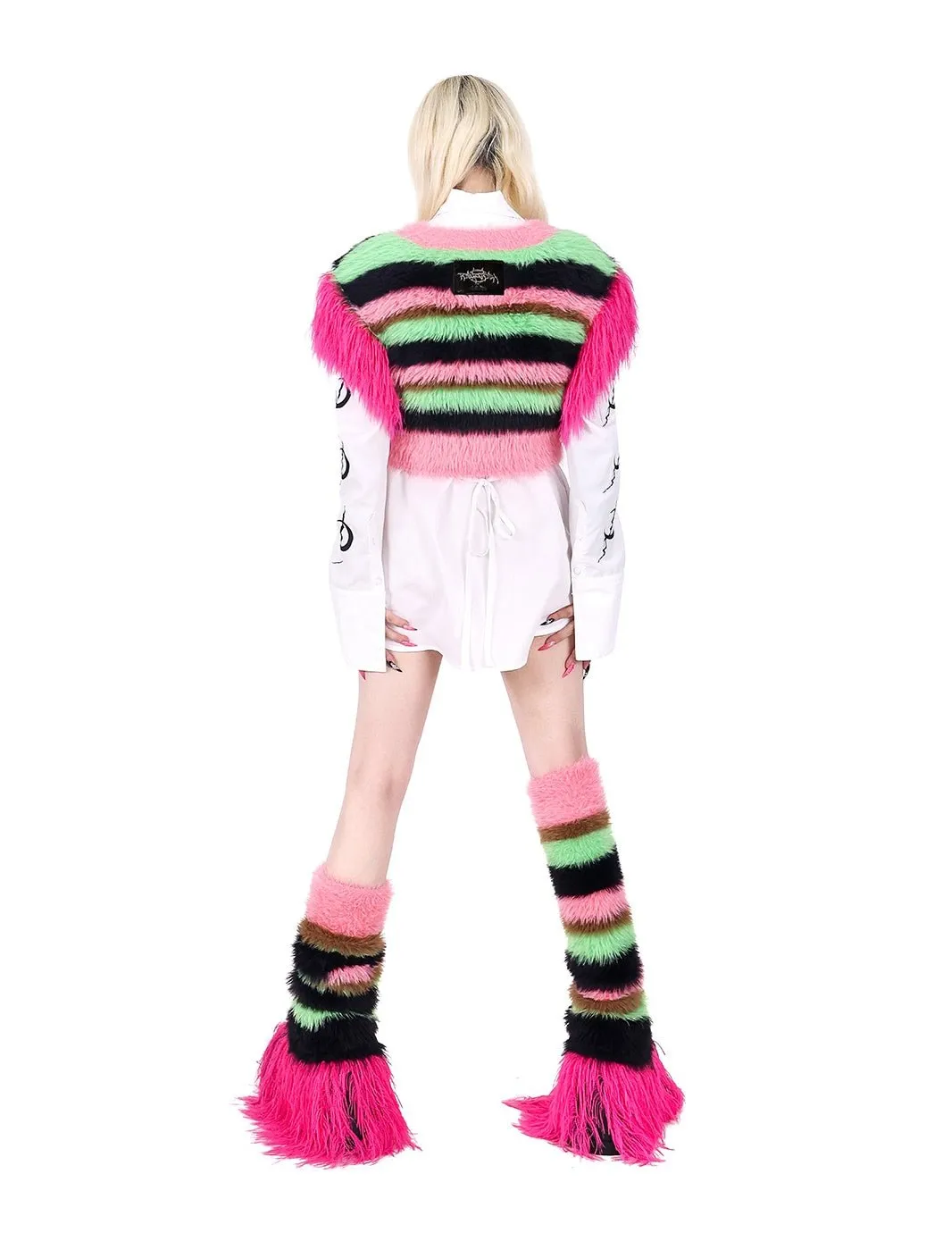 Impact Color Striped Knitted Warm Vest【s0000000313】