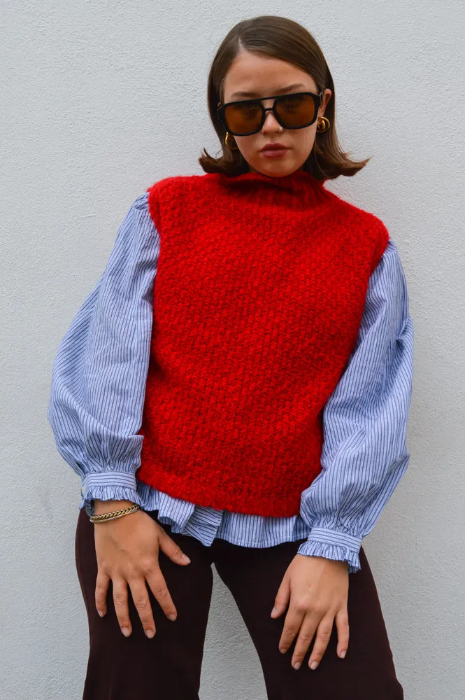 Indi & Cold Red Knit Vest