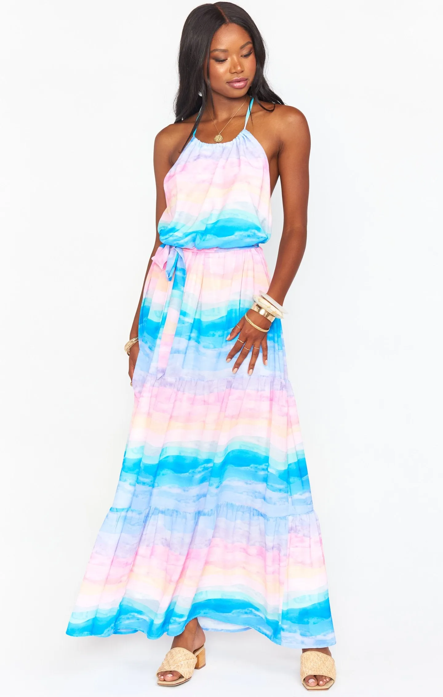 Isabella Maxi Dress ~ MUmaid Waves